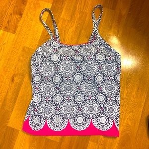 20W Plus Size Beach living scoop Tankini